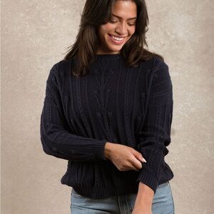 Neuflora Mira Sweater Navy NWT XS